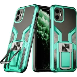 soraka-etui-na-iphone-11-z-podporka-pancerna-ochrona-zielony
