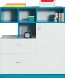 komoda-gobi-9-bialy-lux-turkus