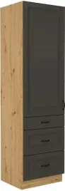 szafka-kuchenna-wysoka-otto-60-dks-210-3s-1f-artisan-grafit