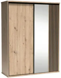 wysoka-szafa-14-devon-dab-artisan-czarny-mat