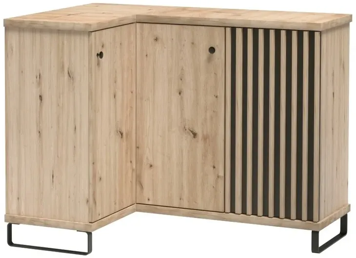 komoda-narozna-12-devon-dab-artisan-czarny-mat-stan-nowy