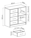mala-komoda-grenada-90-cm-grafit-material-plyta-laminowana