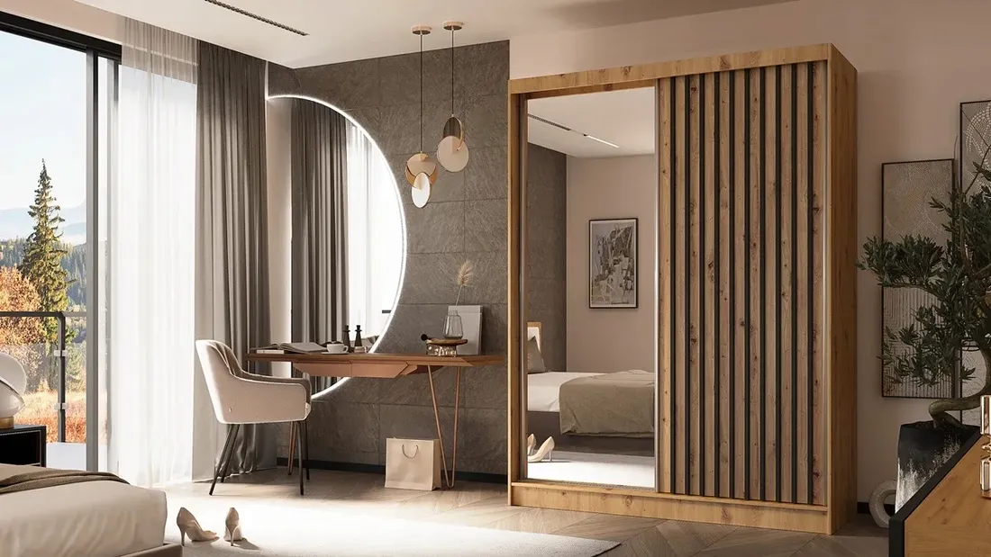 szafa-braxton-160-cm-lamele-stan-nowy