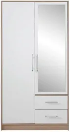 garderoba-szafa-grenada-3-z-lustrem-sonoma-bialy-lux
