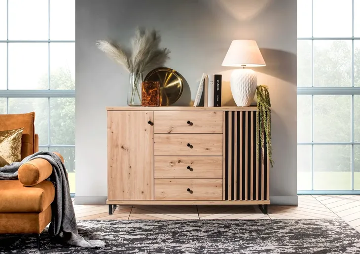 witryna-3-devon-dab-artisan-czarny-mat-stan-nowy-kolor-mebla-dab-artisan