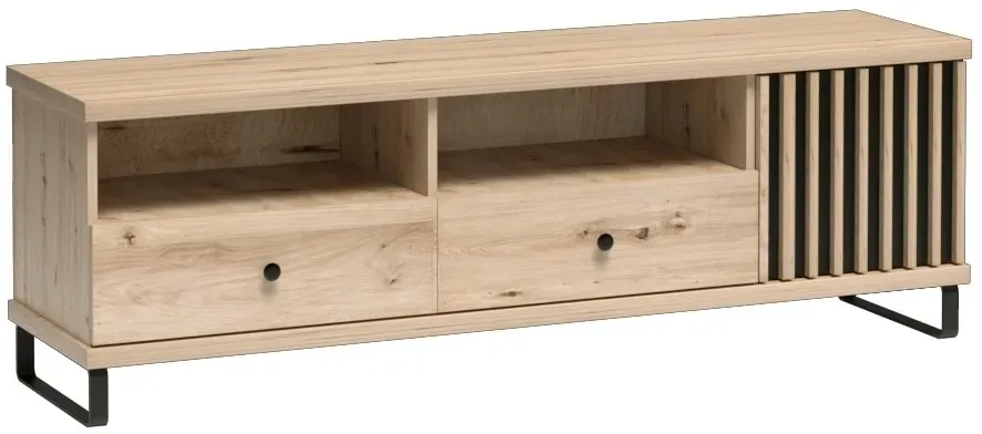 szafka-rtv-6-devon-dab-artisan-czarny-mat-stan-nowy
