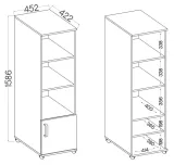 kontenerek-wysoki-oliver-220-stan-nowy