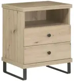 szafka-nocna-17-devon-dab-artisan-czarny-mat-stan-nowy