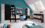 regal-gambi-7-czarny-dab-bez-wysokosc-mebla-160-cm