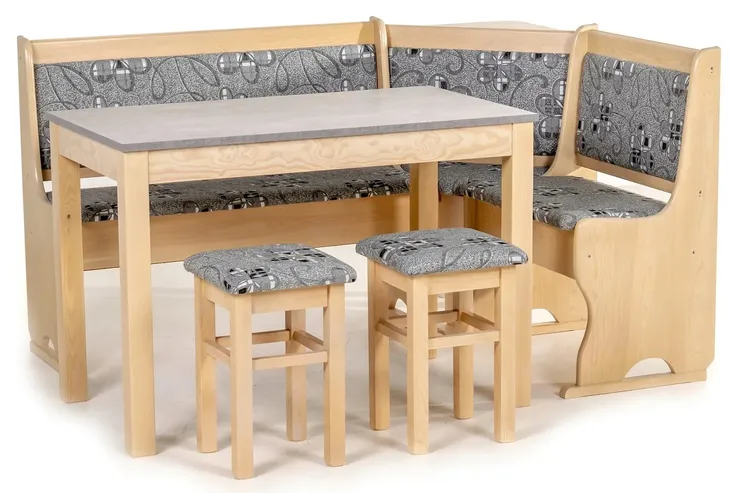 Narożnik kuchenny W5 stół i taborety - ZESTAW