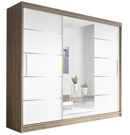 szafa-conti-23-233-dab-sonoma-bialy-mat-lustro