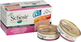 mokra-karma-dla-kota-schesir-m-pack-filety-z-kurczaka-z-szynka-6x50g