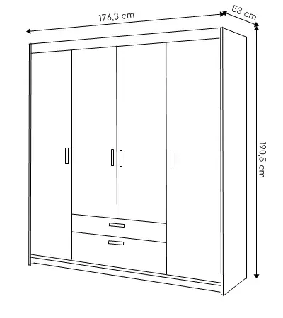 szafa-otylia-4d-dab-sonoma-stan-nowy