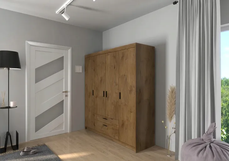 szafa-otylia-4d-dab-sonoma-kolor-frontow-bialy