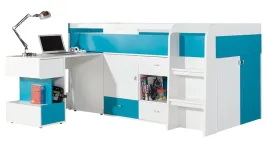 lozko-pietrowe-z-biurkiem-gobi-21-materac-bialy-lux-turkus