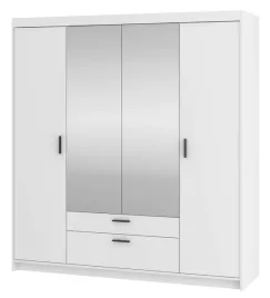 szafa-otylia-4d-z-lustrem-bialy-mat
