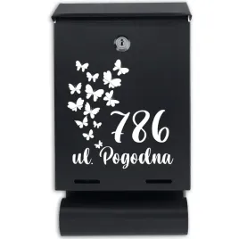 czarna-skrzynka-matowa-pocztowa-z-tuba-personal-numer-mieszkania-na-brame
