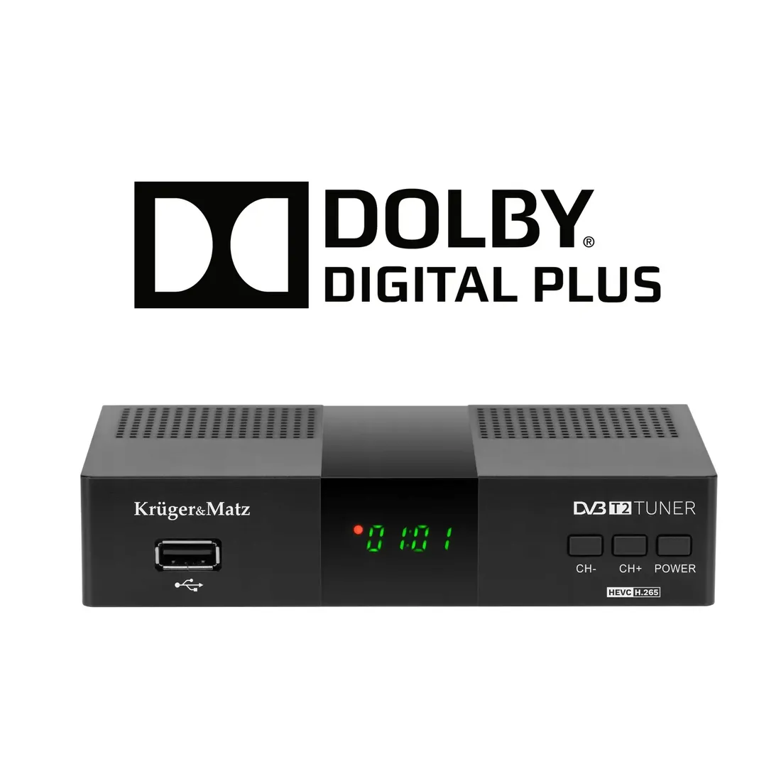 tuner-dekoder-dvb-t2-hevc-krugerandmatz-h-265-km0550d-stan-nowy