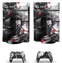skorka-ps5-ghost-of-tsushima-naklejki-na-konsole-i-pady-playstation-5