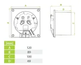 panel-do-wentylatora-plexi-szary-drim-9950-marka-airroxy