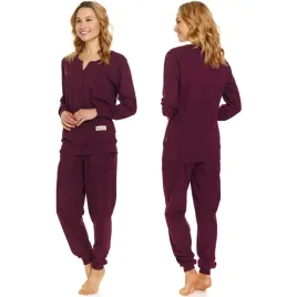 doctor-nap-pm-4349-burgundy-s-bordowy-dluga-damska-nocna-pizama