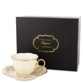 filizanka-porcelanowa-220-ml-spodek-bezowa-zlota-ecru