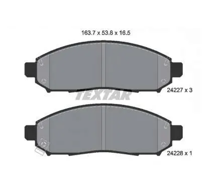 textar-klocki-hamulcowe-nissan-navara-16-5mm