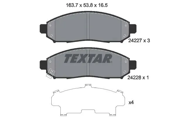 textar-klocki-hamulcowe-nissan-navara-16-5mm-producent-czesci-textar
