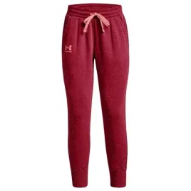 spodnie-dresowe-damskie-under-armour-rival-fleece-joggers-czerwone-m