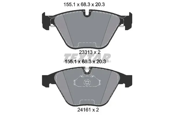 textar-klocki-hamulcowe-bmw3-e90-e91-x1-e84-20-3mm-producent-czesci-textar