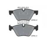 textar-klocki-hamulcowe-bmw-5-e60-5-e61-20-3mm-stan-nowy