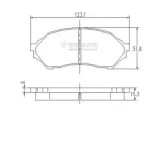 nipparts-klocki-hamulcowe-mazda-323f-stan-nowy