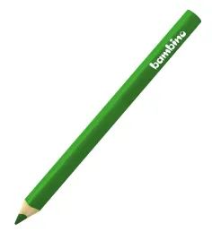 kredka-bambino-gruba-trojkatna-ciemnozielona-1-szt