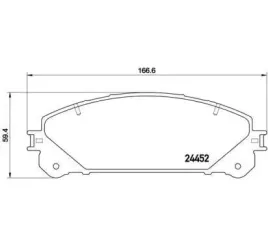 brembo-klocki-hamulcowe-lexus-es