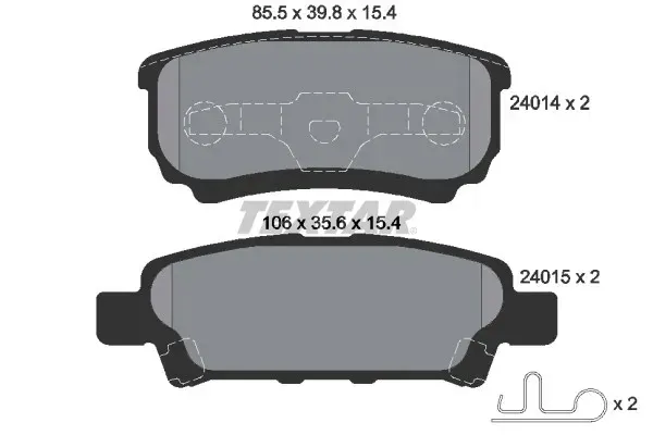 textar-klocki-hamulcowe-dodge-15-4mm-producent-czesci-textar