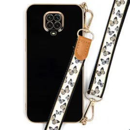 etui-do-xiaomi-redmi-note-9s-obudowa-premium-joless-czarny-smycz-motylki