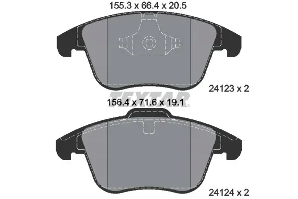 textar-klocki-hamulcowe-ford-galaxy-s-max-mondeo-stan-nowy