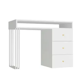 biurko-wolnostojace-z-szufladami-w-klara-100-cm-bialy-mat-noga-metal