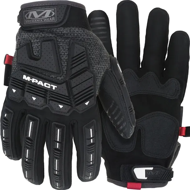 Rękawice Rękawiczki Taktyczne Zimowe Mechanix ColdWork M-Pact Czarne S