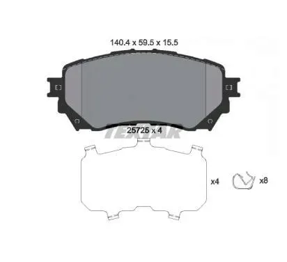 textar-klocki-hamulcowe-mazda-6-13greater-stan-nowy