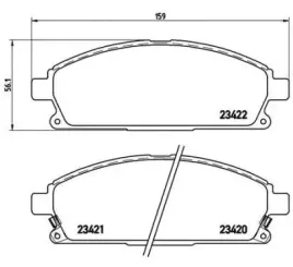 brembo-klocki-hamulcowe-acura-mdx