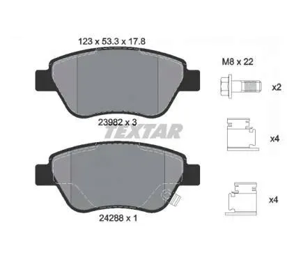 textar-klocki-hamulcowe-opel-corsa-17-8mm