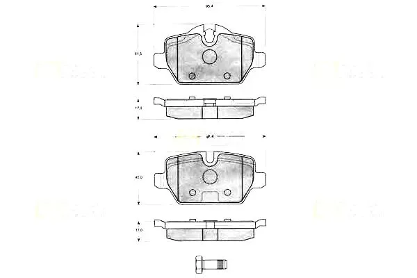 starline-klocki-hamulcowe-bmw-1-numer-katalogowy-czesci-bd-s835p
