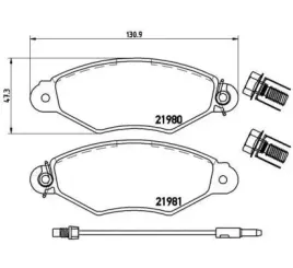brembo-klocki-hamulcowe-nissan-almera-ii