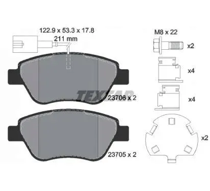 textar-klocki-hamulcowe-citroen-nemo-17-8m-m
