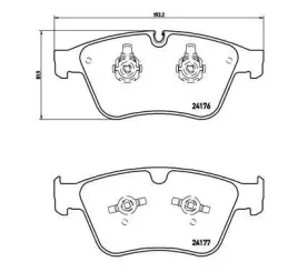 brembo-klocki-hamulcowe-mercedes-benz-m-class