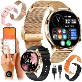 smartwatch-damski-zegarek-menu-pl-powiadomienia-rozmowy-smart-watch-4-paski