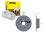 textar-tarcza-hamulcowa-rover-75-producent-czesci-textar