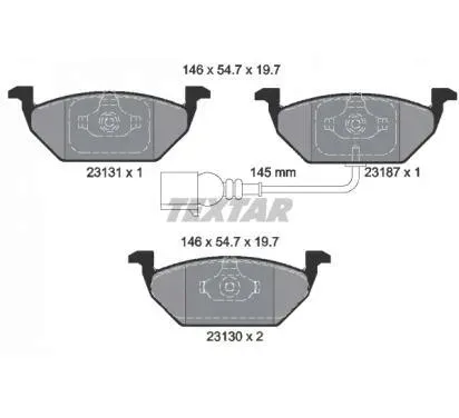textar-klocki-hamulcowe-epad-audi-vw-golf-19-7mm-stan-nowy