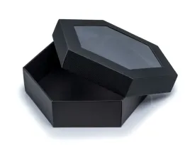 pudelko-karbowane-czarne-380x380x90mm-z-oknem